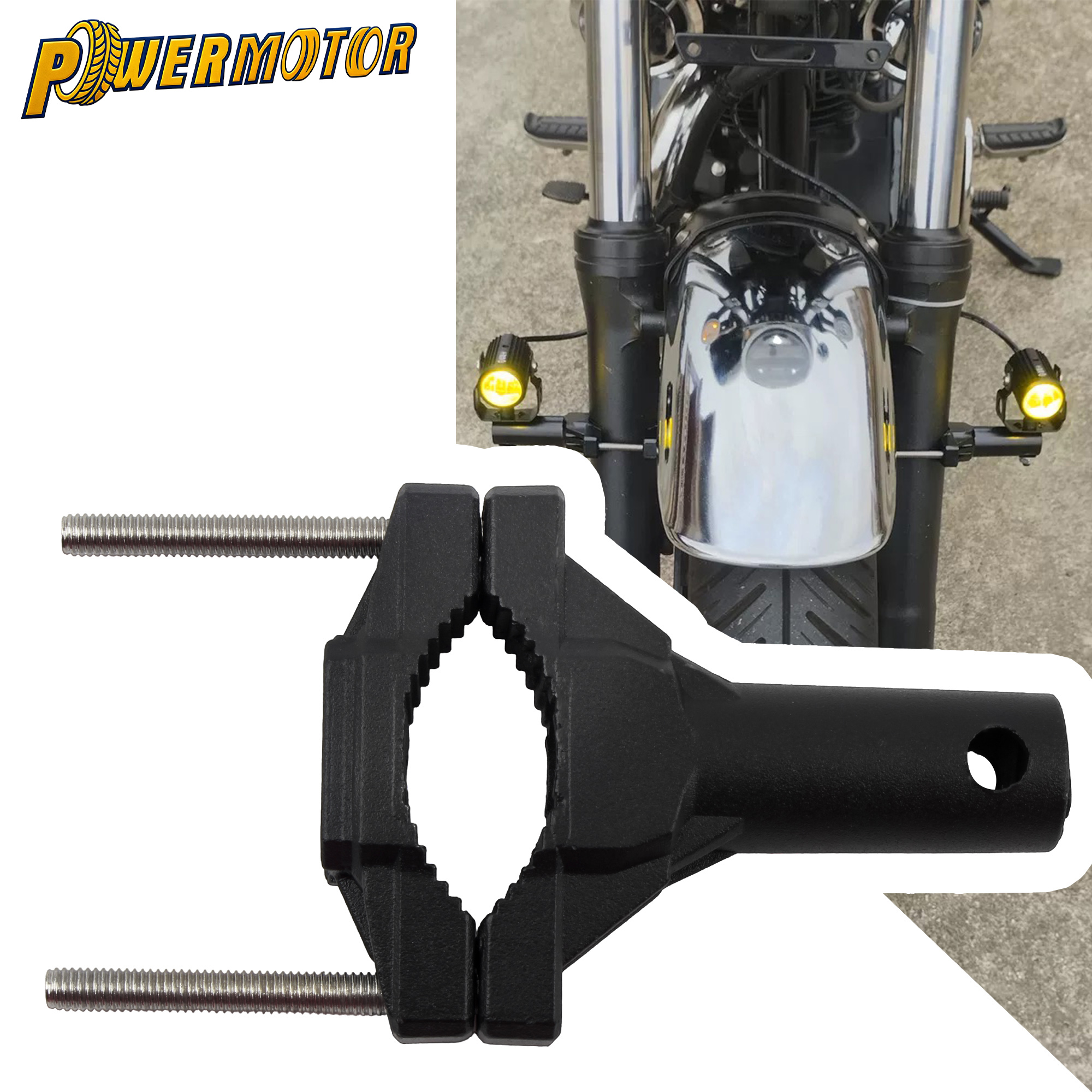 Xtreme Mountain Biking - Universal 2-3.8CM Motorbike Headlight Bracket Modified
