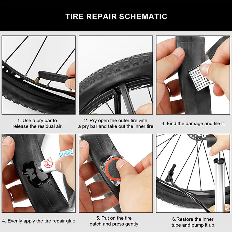 39pcs Bike Tire Repair Kit - B - Mountain Biking Youtube incelemesi ve fiyatı