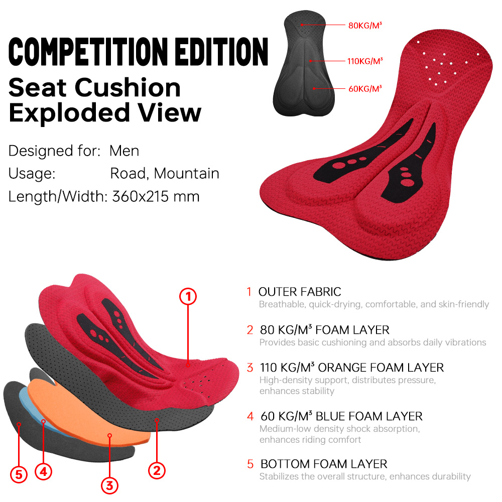X-TIGER Men's Cycling Bib Shor - Xcm Mountain Biking incelemesi ve fiyatı